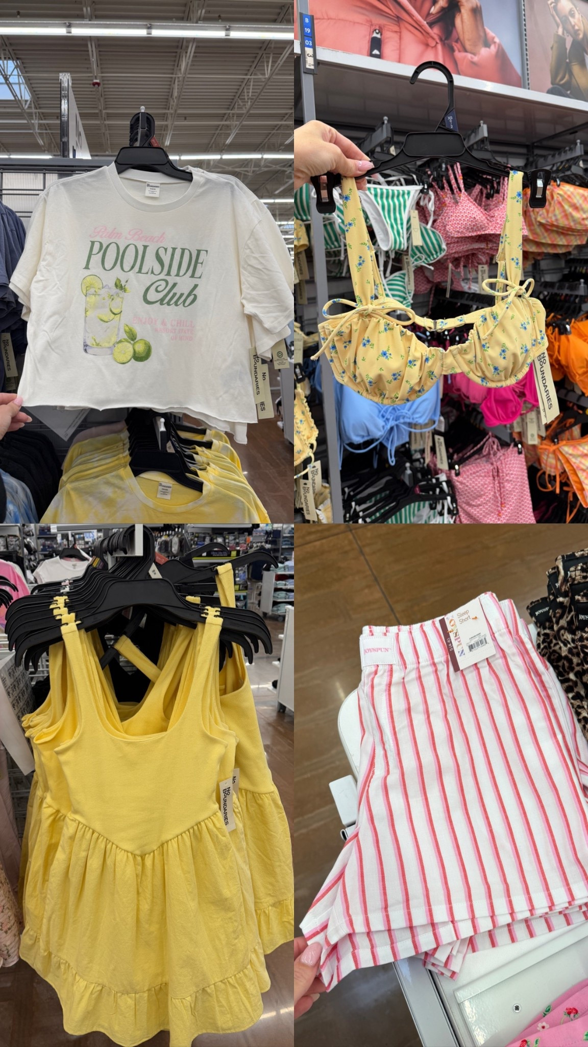 cuuute spring finds at walmart!! i got the poolside tee + striped boxer shorts! walmart fashion, spring outfits

#LTKootd