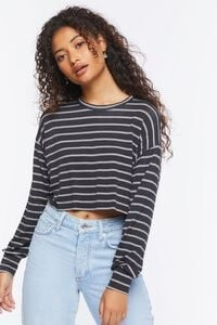 Striped Boxy Crop Top | Forever 21 | Forever 21 (US)