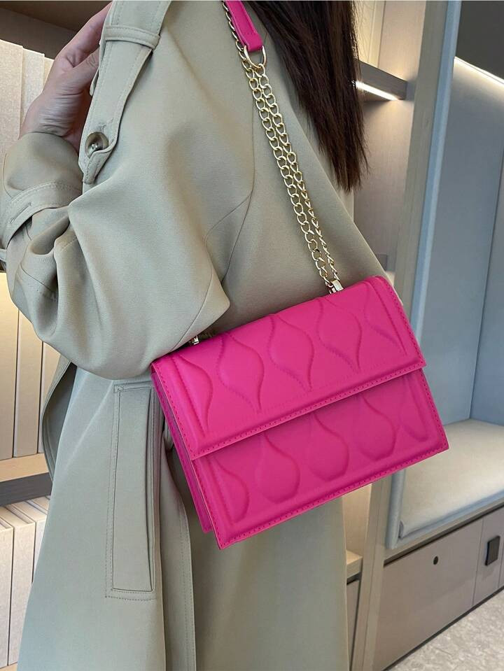 Fashionable 3d Floral Pattern Single Shoulder Bag With Large Capacity, Crossbody Bag | SHEIN