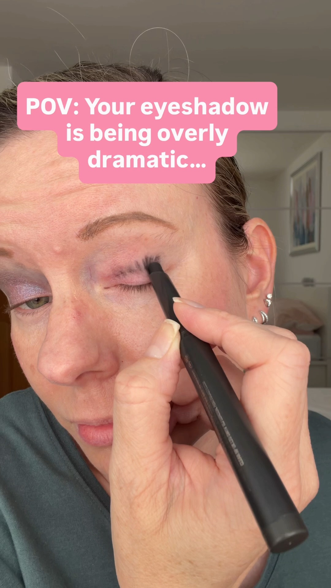 POV: Your eyeshadow is being overly dramatic…

I’m not sure what I did to offend you, but you didn’t need to break and jump off like that 😂

#ad 
@fentybeauty  FENTY BEAUTY | Shadowstix Longwear Eyeshadow Stick - Cuz Im Black
@fentyskin 

@Sephora @Sephora UK 
#fentybeauty #dramaticmakeup #blackeyeshadow #smokyeyes

#LTKuk #LTKbeauty #LTKdatenight