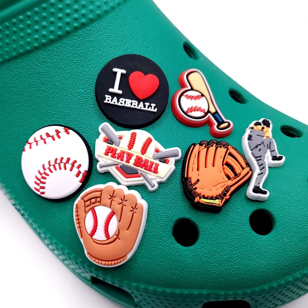 Baseball Shoe Charm Baseball Glove Charm - Etsy | Etsy (US)