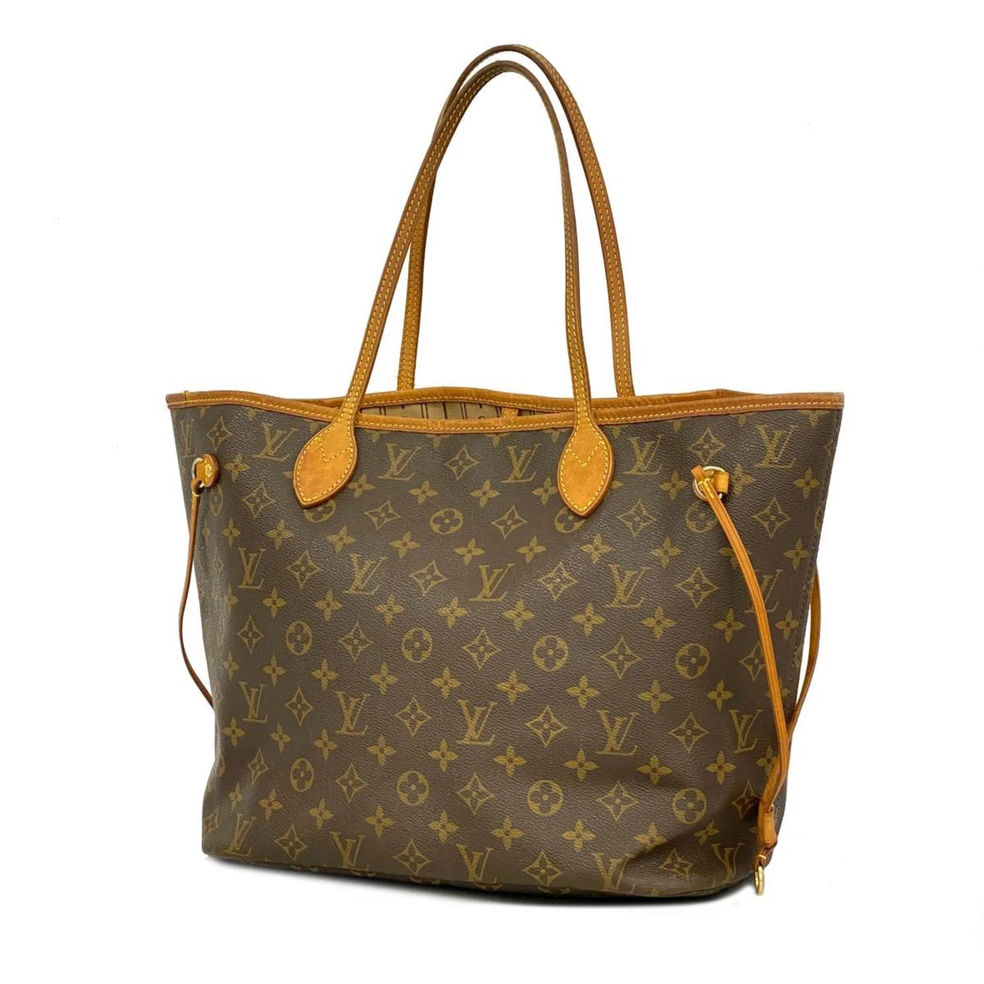 Pre-Owned Louis Vuitton Tote Bag Monogram Neverfull MM M40156 Brown Women's (Good) | Walmart (US)