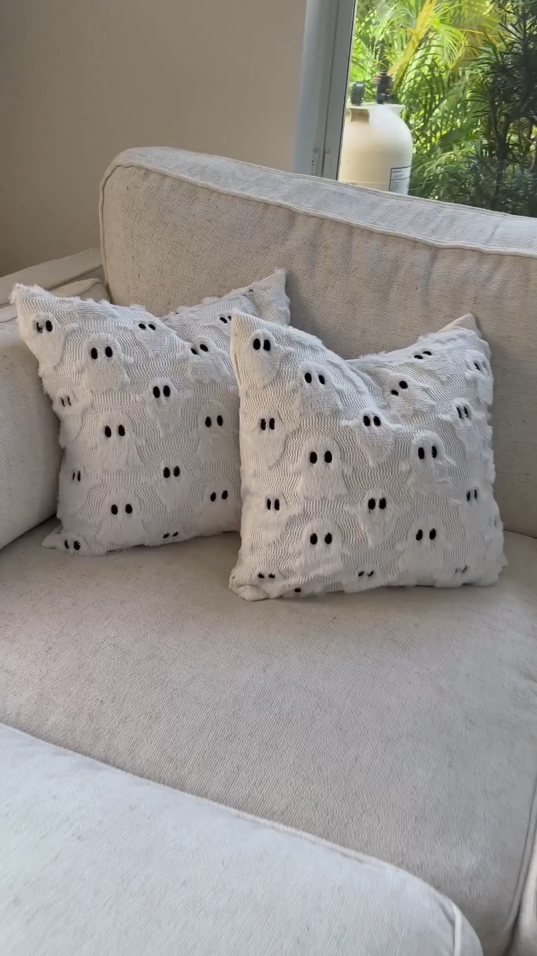 How cute are these pillow covers???  
They’re so soft and really nice quality!!! Love how neutral they are too. Fun for me and the kids!