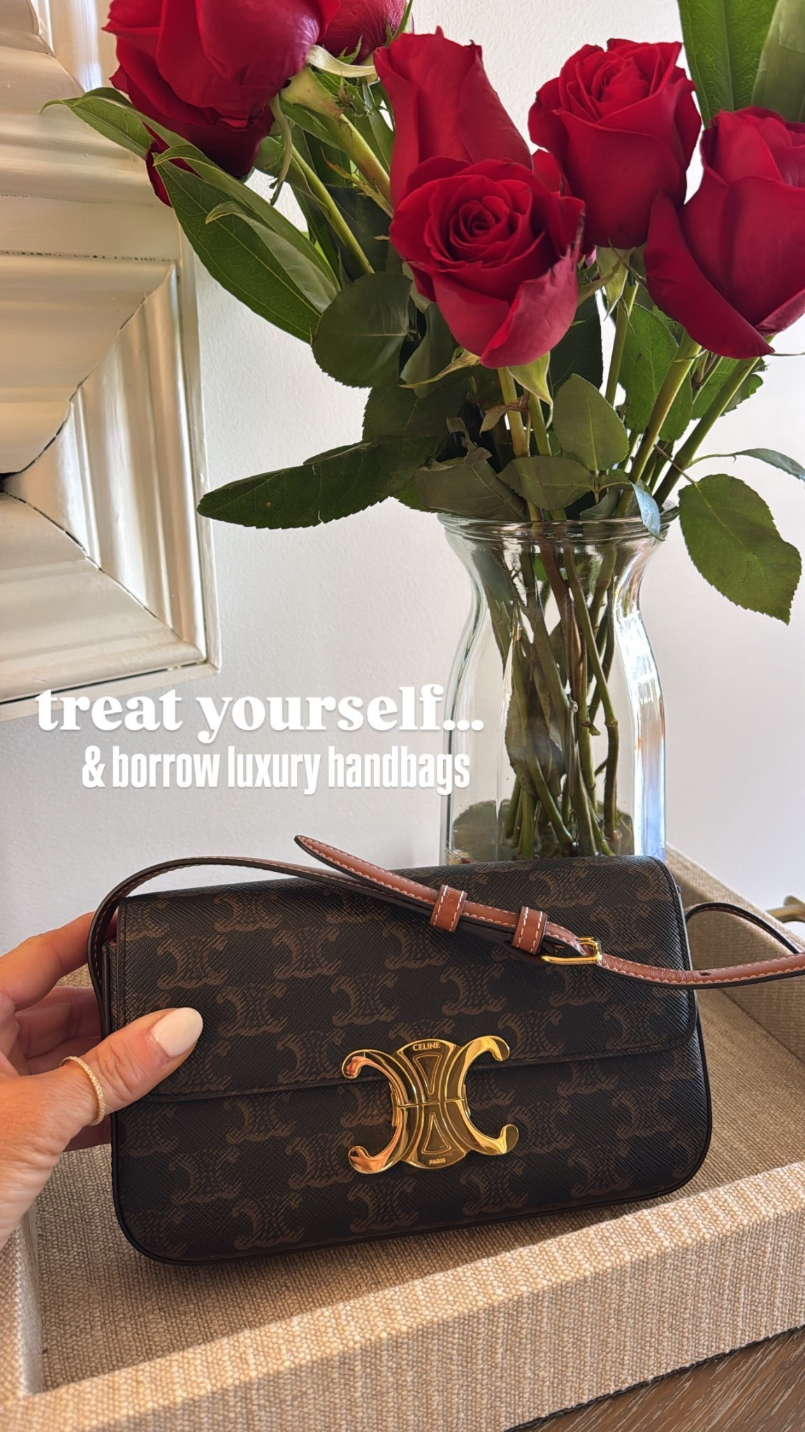 Treat yourself & borrow luxury handbags!! Vivrelle. 
Use code TWOPEAS and get your first month free! 
@Vivrelle 

#LTKOver40 #LTKmomlife #LTKValentine