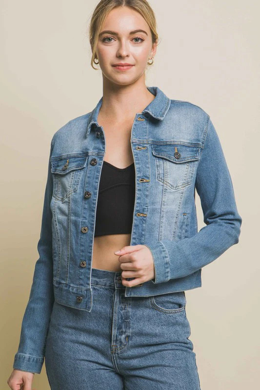 DENIM JACKET | 555 Boutique