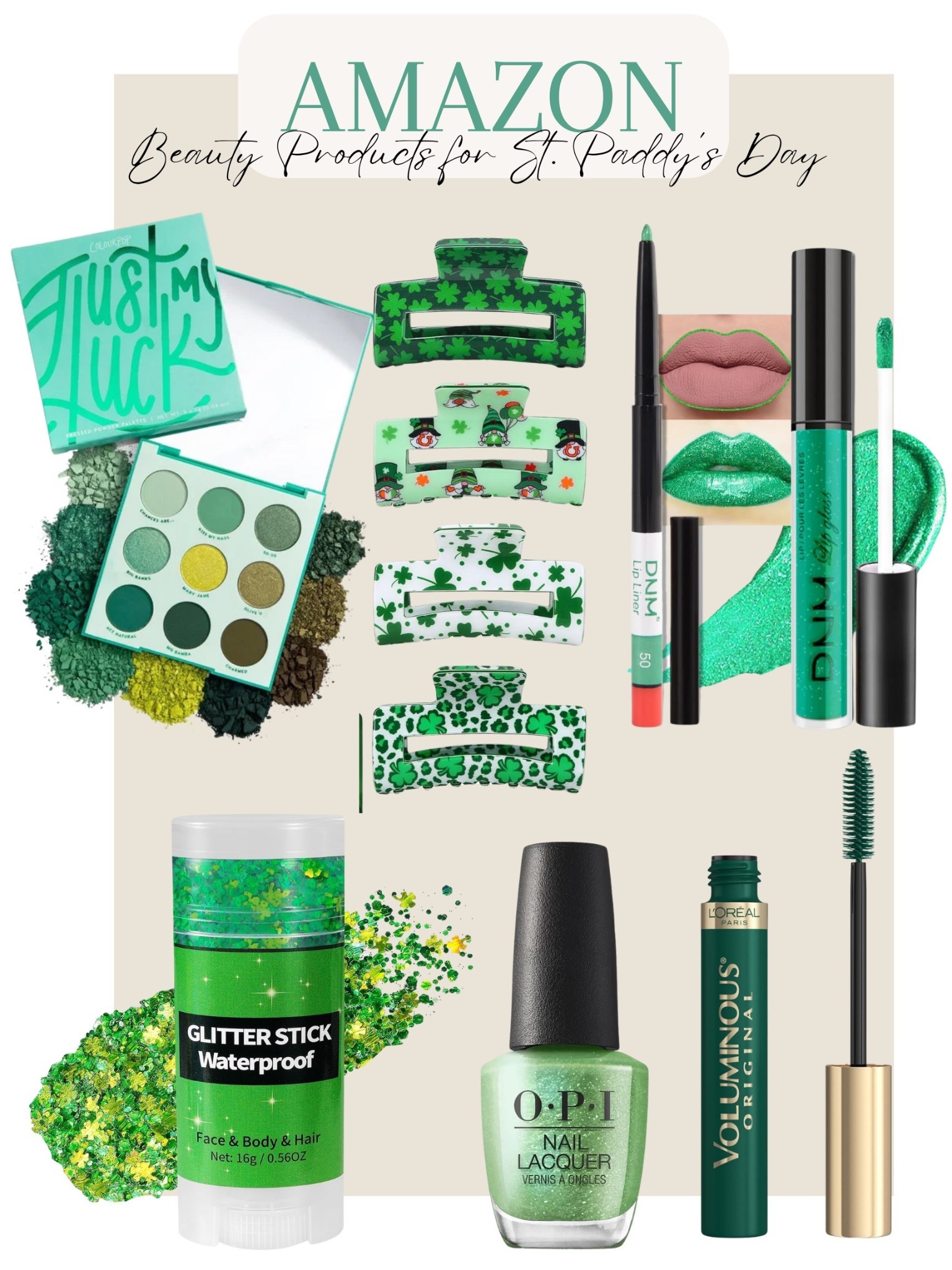 Favorite beauty products for st pattys day! #stpattys #amazonbeauty 

#LTKFestival