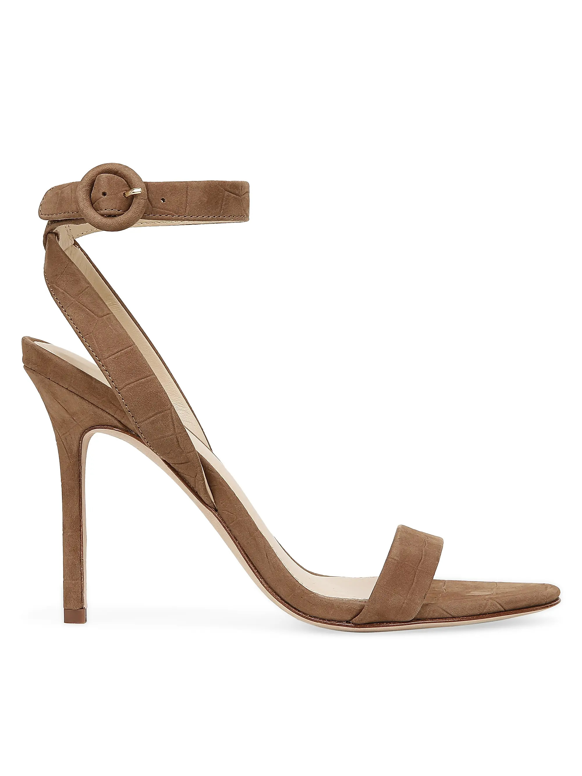 Darcelle 94MM Nubuck Stiletto Sandals | Saks Fifth Avenue