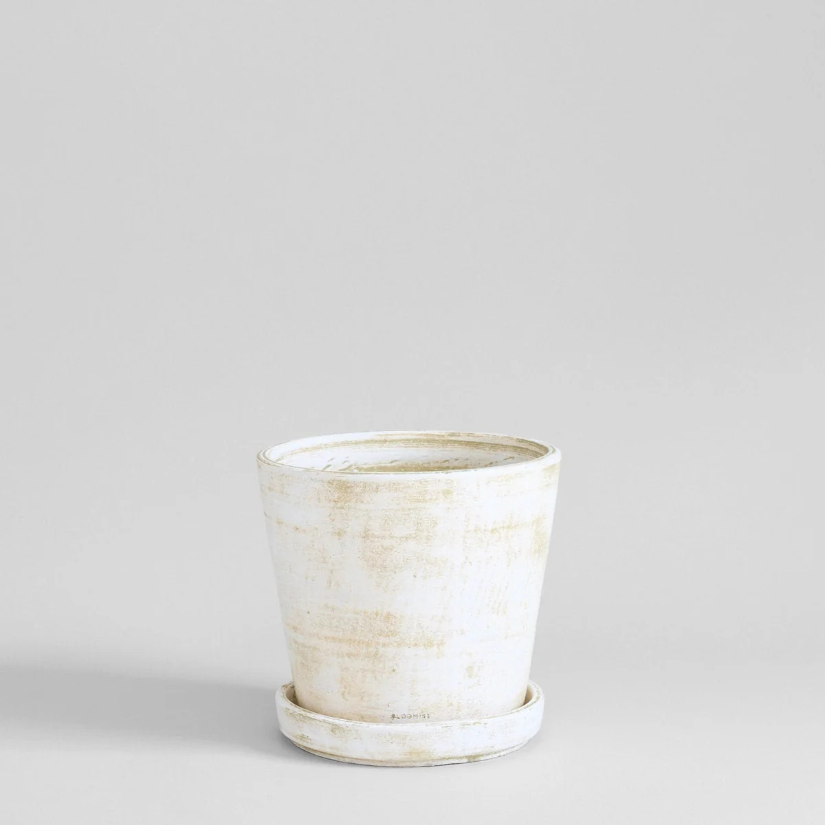 White Patina Terra Cotta Planter | Hand-Thrown Pots | Bloomist | Bloomist, Inc