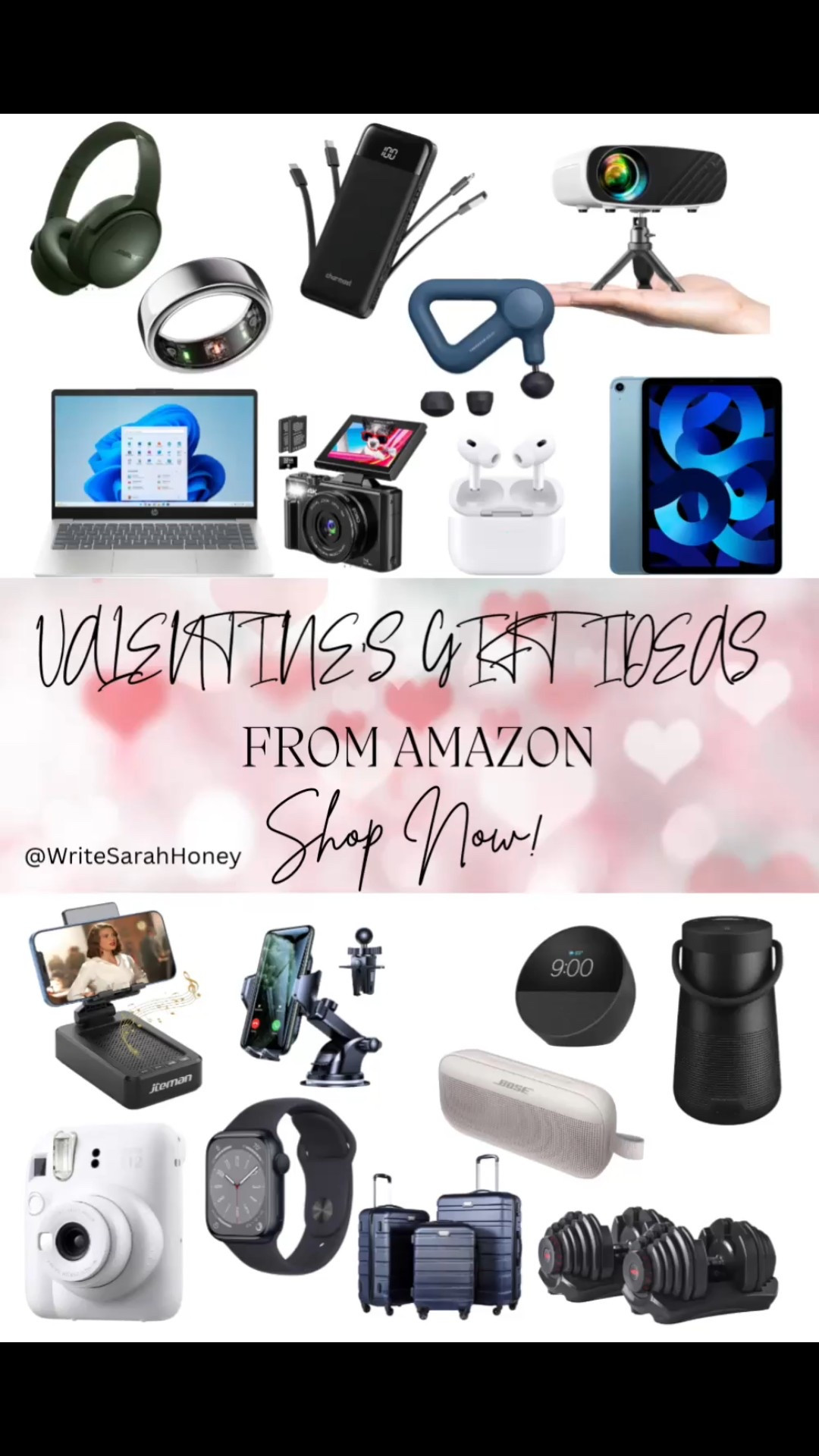 💕Valentine’s Gift Ideas! Shop for you favorite Valentine! 💕 Follow Write Sarah Honey!! 

#ValentinesDay
#GiftGuide
#WeeklyBestSellers
#TopPicksOfTheWeek
#ShopTheWeek
#TrendingNow
#MustHaveItems
#ThisWeeksFavorites
#HotItemsThisWeek
#BestOfTheWeek
#WeeklyTopSellers
#LimitedTimeDeal

#LTKMostLoved #LTKGiftGuide 
