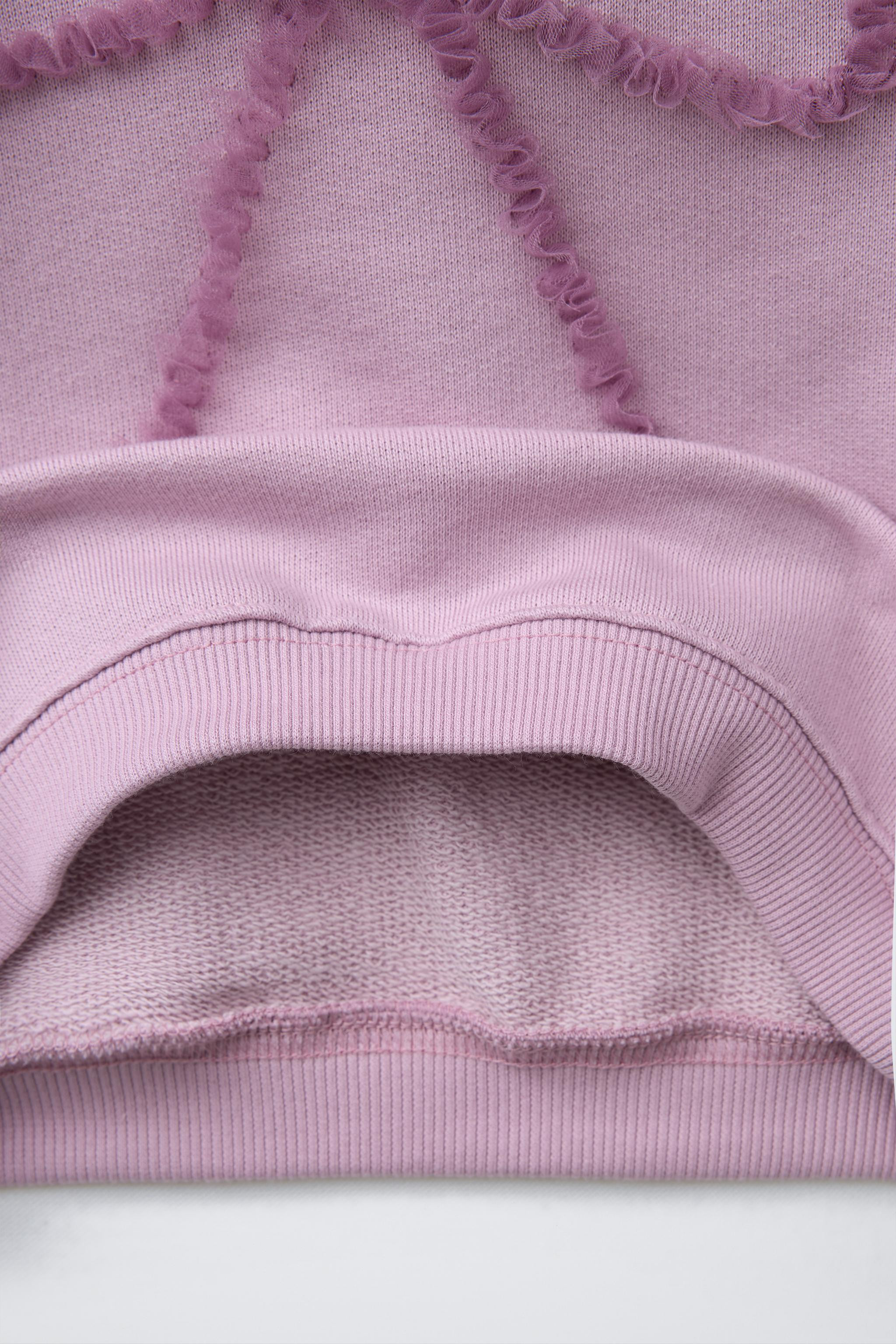 TULLE BOW SWEATSHIRT | Zara UK