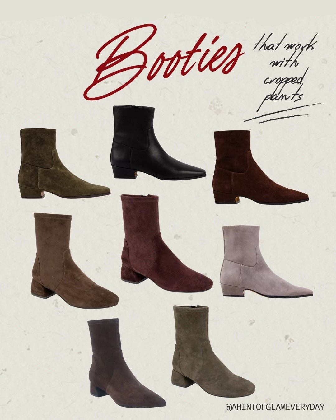 Winter outfits. Booties that work with cropped pants. 
Some of my favorite jeans are ankle length and it makes finding winter shoes that work with this length. 
Slim profile, sock booties that hit higher than your ankle and high enough to keep your skin covered work best for a length lengthening and clean look. 
I have an older Target pair that works like this for dressy looks, but I needed a pair for more casual outfits that could also be dressed up  I have ordered one of these styles and will update you on how they work. 


#LTKSaleAlert #LTKFindsUnder100 #LTKOver40