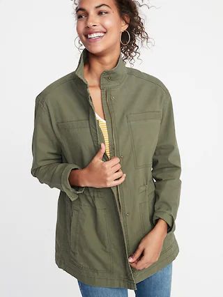 Canvas Utility Jacket for Women | Old Navy US