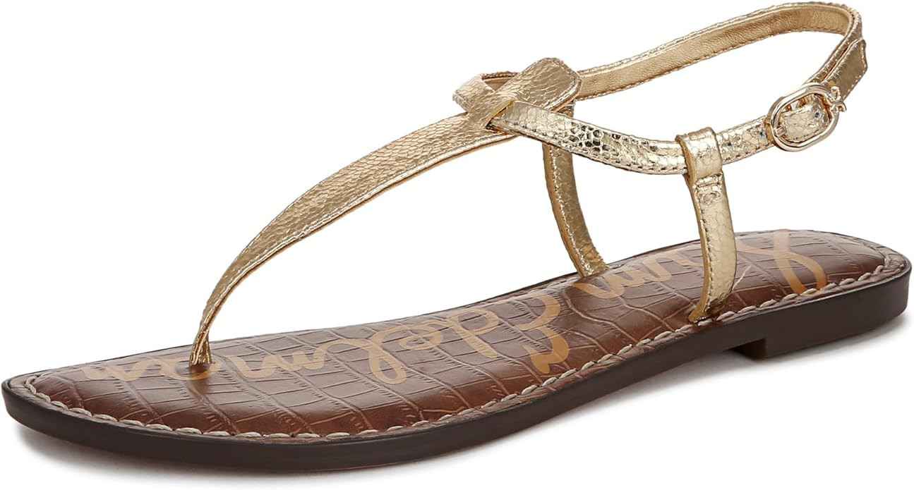 Sam Edelman Women's Gigi Flat Sandal | Amazon (US)