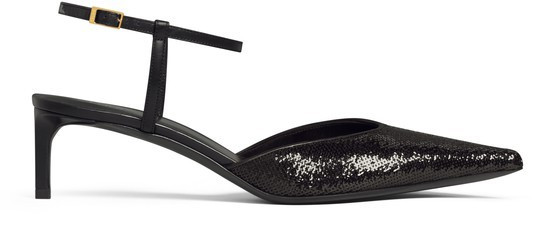 Celine Kitten Strap Pump In Sequins And Calfskin | 24S (APAC/EU)