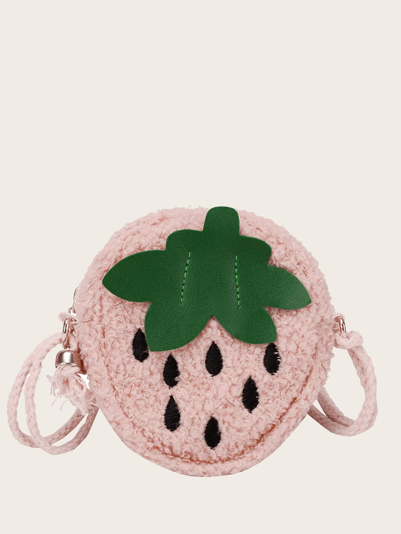 Girls Fluffy Cartoon Design Crossbody Bag | SHEIN