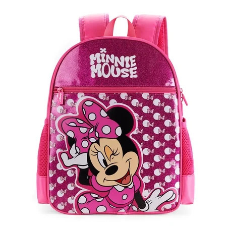 Disney Minnie Mouse Girl Cute Backpack Water Resistant Toddler Backpack School Kids Pink Elementary Bookbag | Walmart (US)