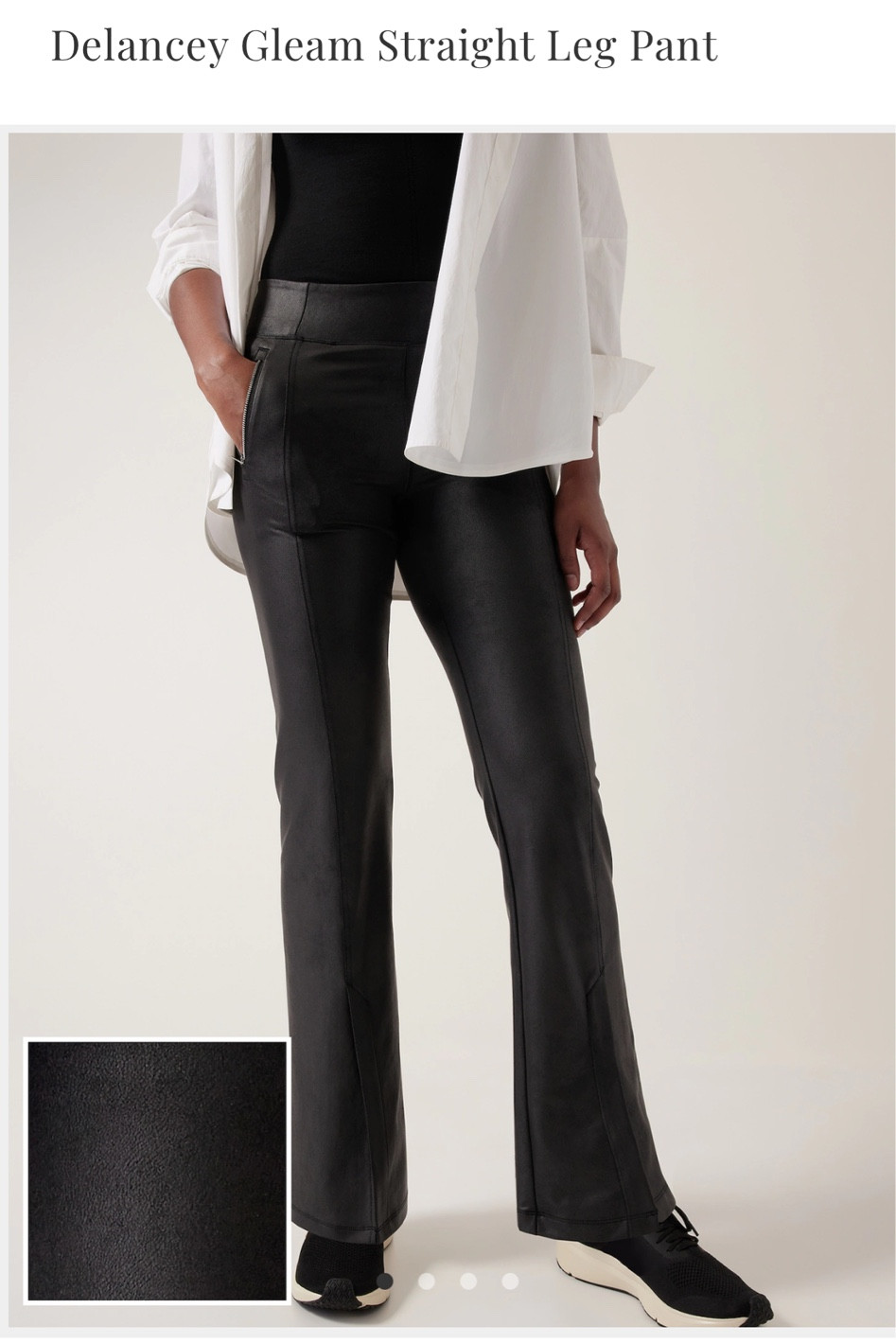 These pants are slip on and insanely comfortable. The sheen makes them perfect for that holiday work event or party! They are very fashion forward with a slit on the bottom front. Wear these with tennis shoes, boots or a wedge! They can be dressed up or down! 

#LTKworkwear #LTKstyletip #LTKHoliday