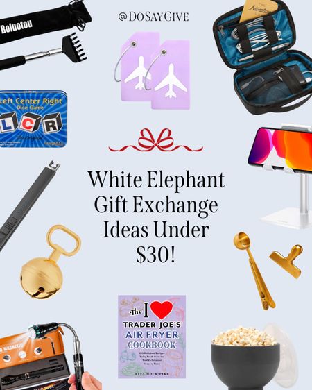 White elephant gift exchange ideas under $30!

#LTKsalealert #LTKHoliday #LTKGiftGuide