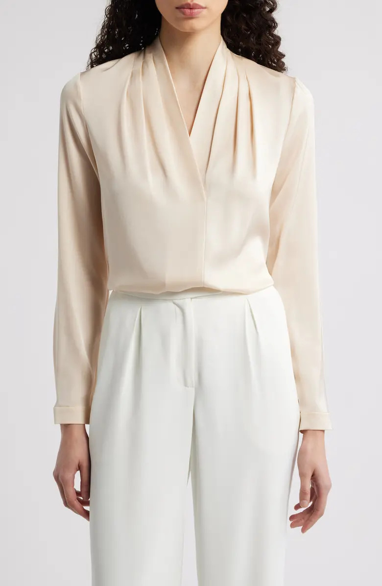 Nellie Stretch Silk Georgette Top | Nordstrom