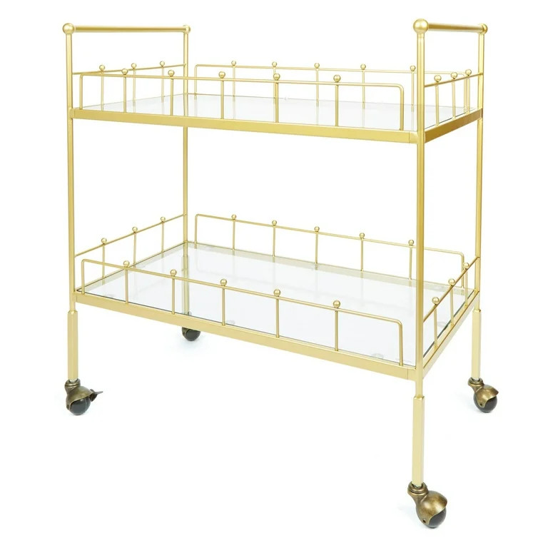 Silverwood Fitz 2 Tier Rectangular Serving Cart | Walmart (US)