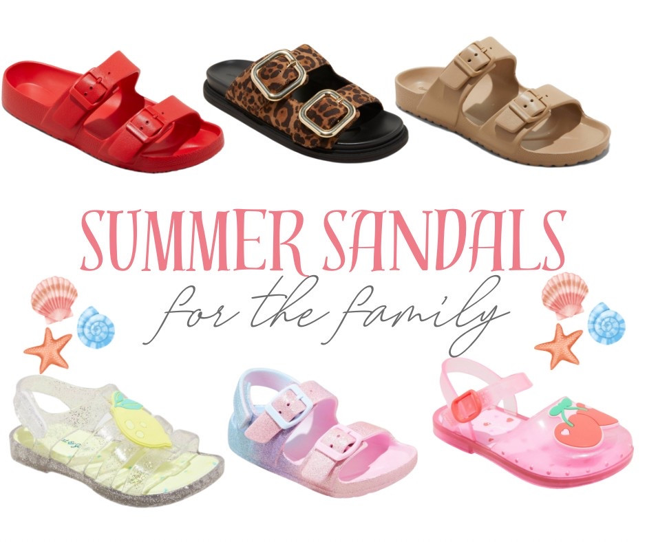 Summer Sandals for the Family 🦋💕🍒

#LTKShoeCrush #LTKSummerEdit