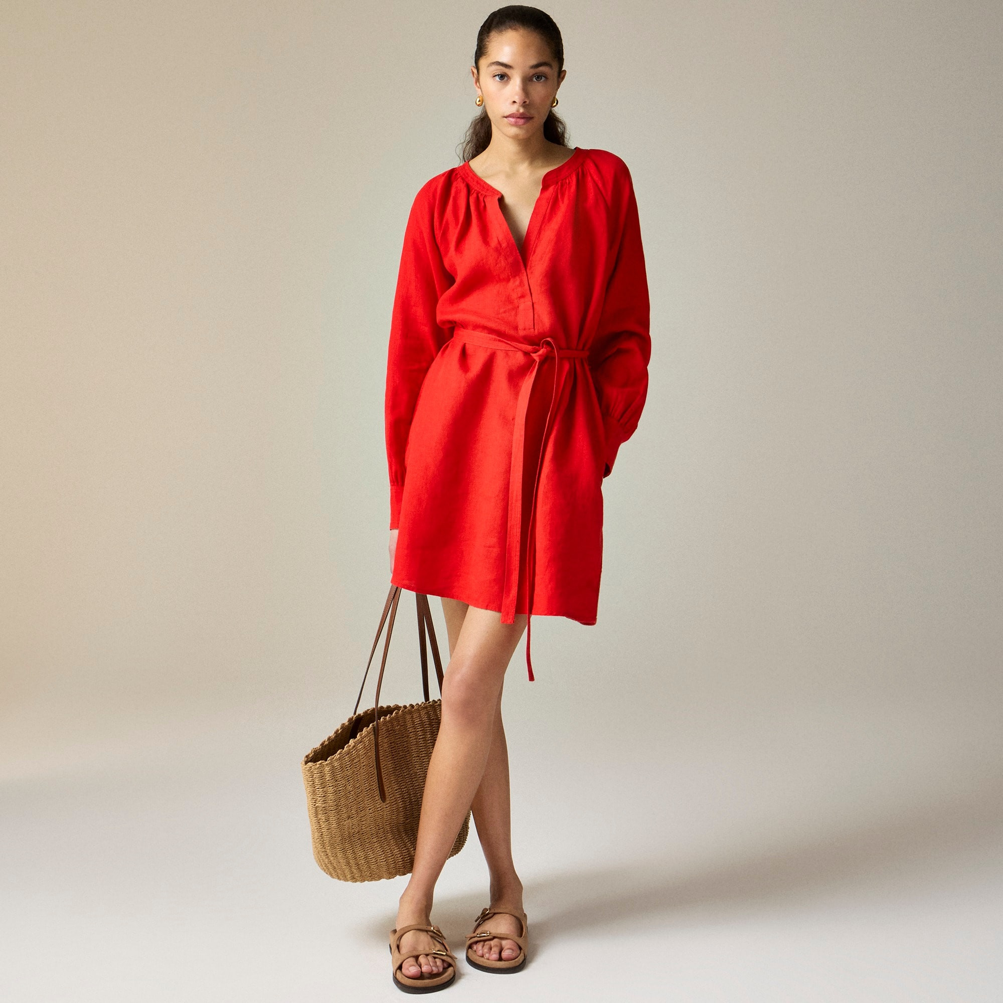 Cabana mini dress in linen | J. Crew US