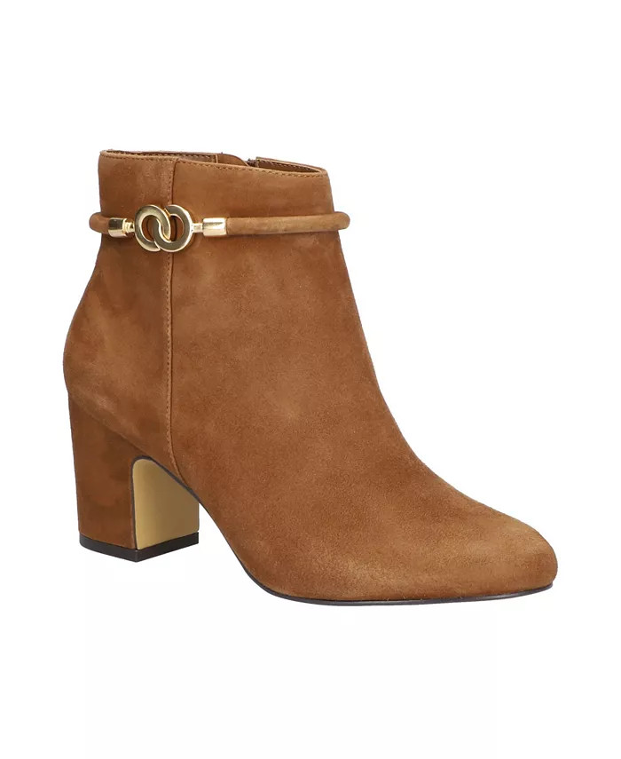 Cognac Kid Suede Leather | Macy's