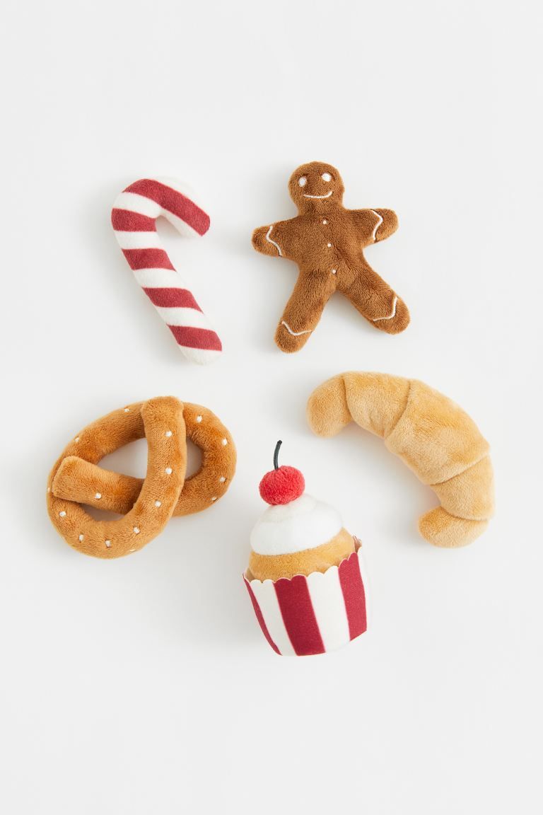 5-pack baked goods soft toys | H&M (UK, MY, IN, SG, PH, TW, HK)