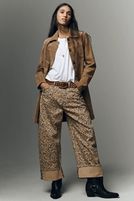 The Kayden Carpenter Bow Barrel Jeans by Pilcro | Anthropologie (US)