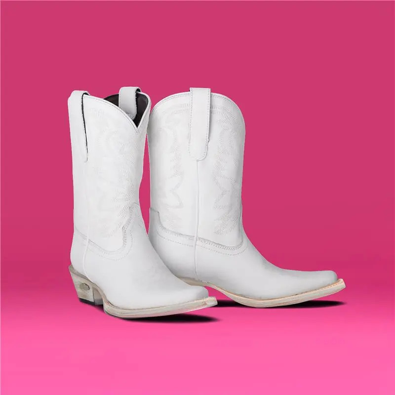 Megan Moroney Lil' Lane Girls Smokeshow Boot - Matte White | Lane Boots