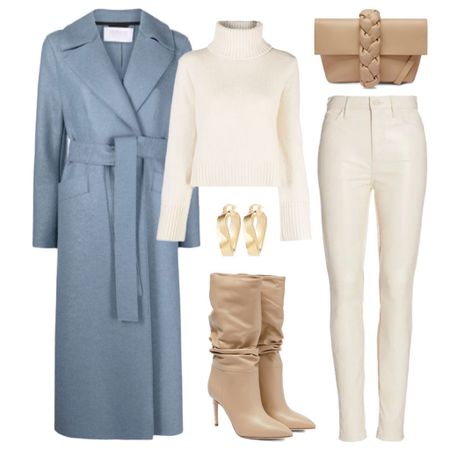 Obsessed with this winter look! Add a colored coat to some neutrals for contrast 🤍 

#tssedited #ootd #outfitinspo #cozy #chic #classic 

#LTKSeasonal #LTKstyletip