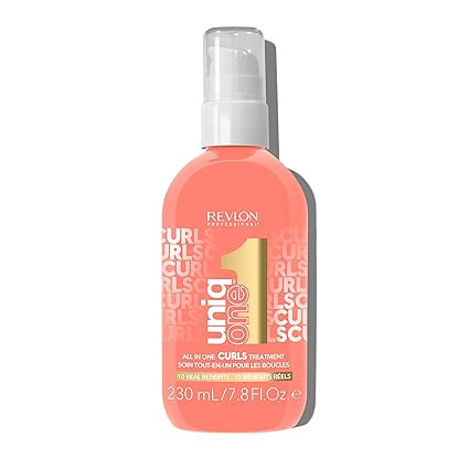 REVLON PROFESSIONAL UniqOne Curls Treatment, 230 ml, Leave in Hair Treatment for Curly, Wavy and ... | Amazon (DE)