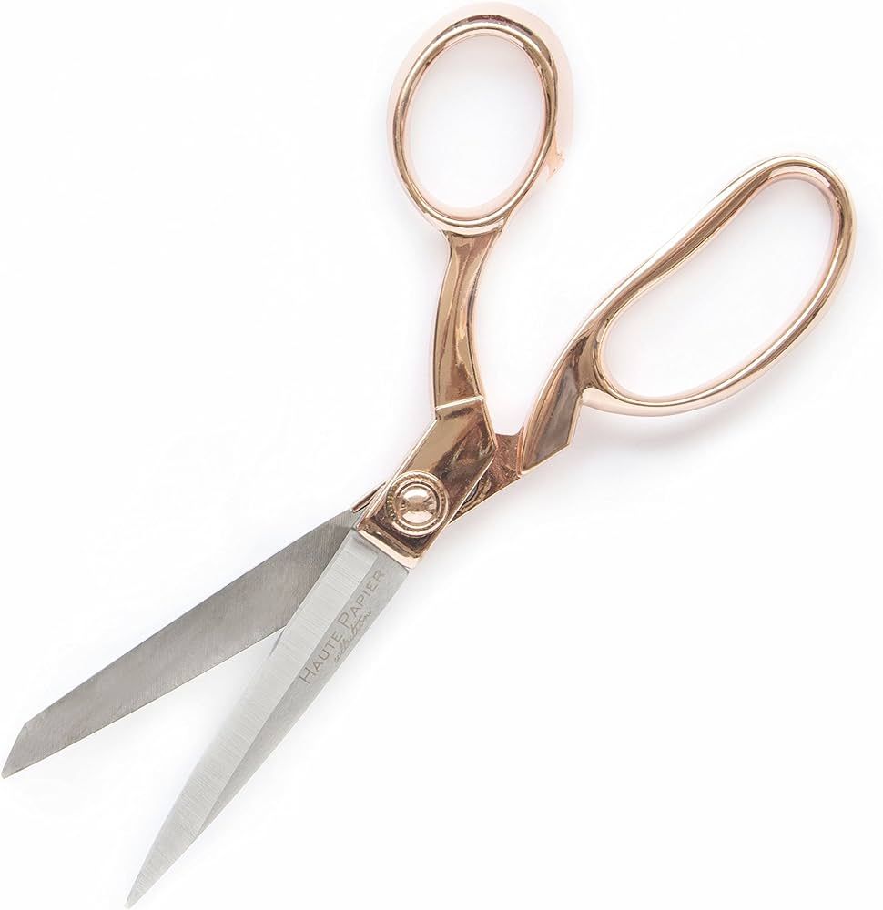 Haute Papier 8.5" Rose Gold Scissors | Amazon (US)