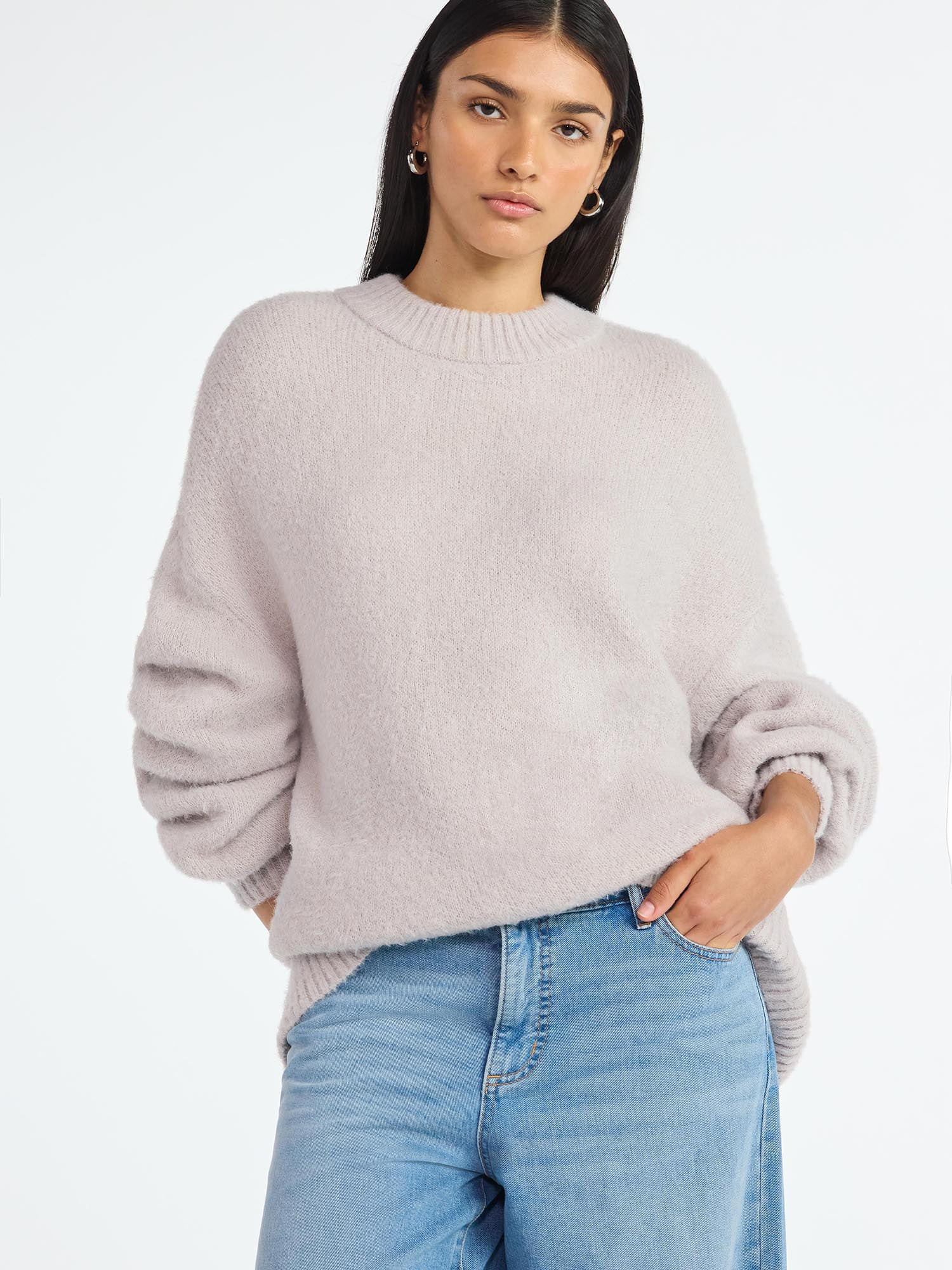 Scoop Women's Tunic Sweater with Long Sleeves, Midweight, Sizes XS-XXL | Walmart (US)