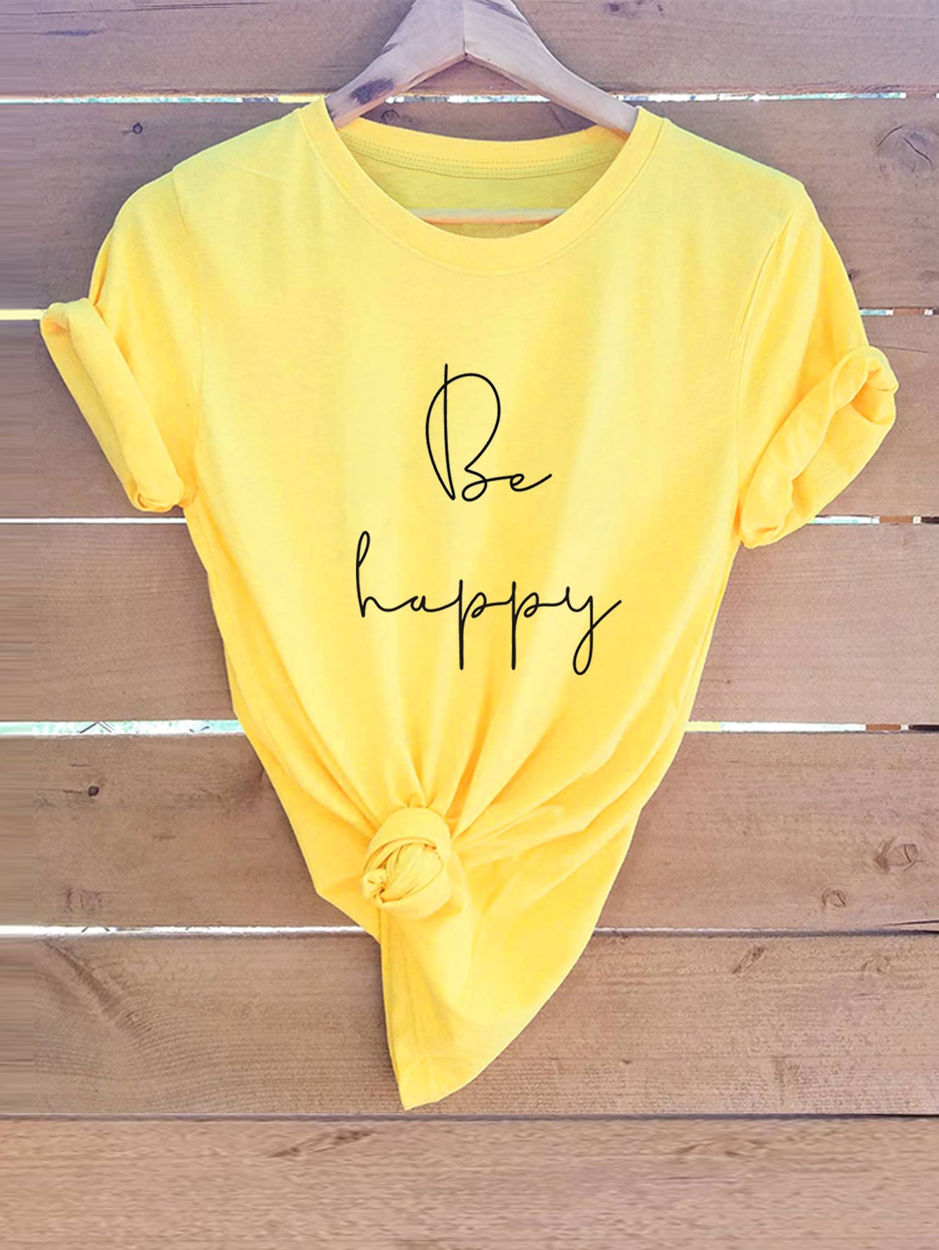 Letter Graphic Short Sleeve Tee | SHEIN