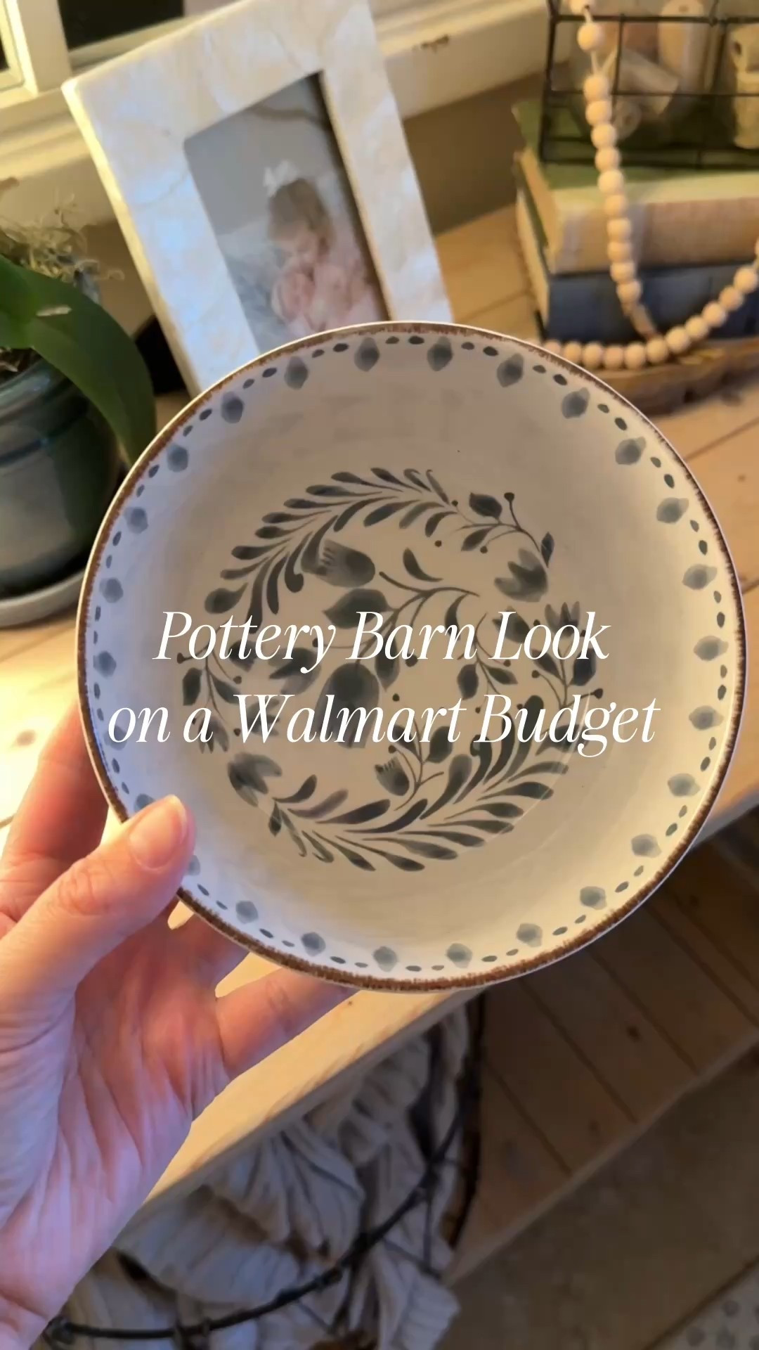 Pottery Barn Look a Like Melamine Plates | Walmart | Coastal Decor | Grandmillenial | Nancy Meyers Kitchen 

#LTKHome #LTKFamily #LTKParties