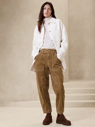 The Corduroy Barrel Pant | Banana Republic (US)