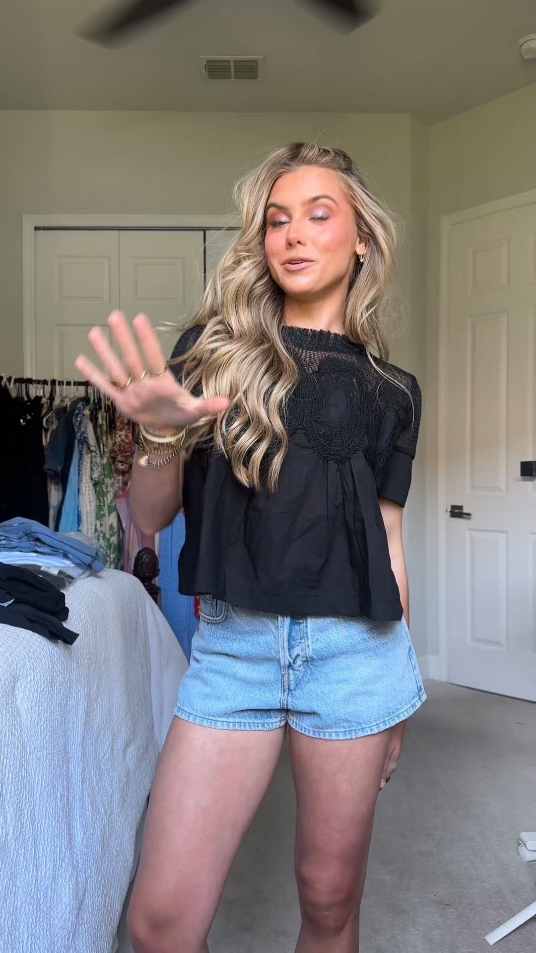 such a good denim short find these don’t have distressing or rips to them just a gold ole denim look but FYI make sure to size up one if not two sizes for length 😚 love the light wash denim and obsessed with a Canadian tuxedo vibe. 

#pacsun #pacsunjeans #pacsundenim #denimjeans #tiktokshop #pacsunhaul #pacsunfinds #90sfitjean #denimtryon #tiktokviral #tiktokshopviral #highrisedenimshorts #denimshorts #denimshortsreview #jeanshorts #jeanshortsoutfits #denimshortsforwomen #shorts #tryon #springstyle #springfashion #denimunder50 #springjoy #tiktokshopcreatorpicks #pacsunfestivalszn #pacsunsuperbrandday #springbreak #LTKWatchNow

#LTKStyleTip #LTKFindsUnder50 #LTKSaleAlert