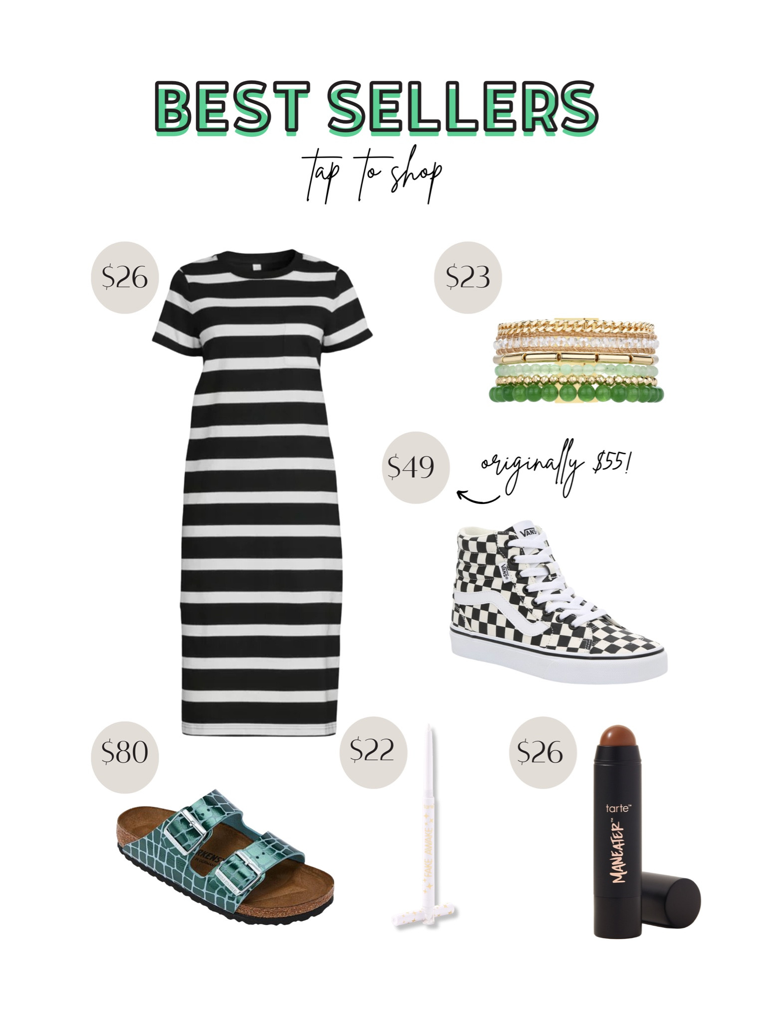 Our favorites from the last week! I’m especially loving the bump-friendly striped dress from Walmart!

My favorites, bump friendly fashion, summer finds, Tarte, Birkenstock sale, what we’re loving, what to wear in the summer, cute sneakers, Vans, cute maternity outfits 

#LTKstyletip #LTKunder100 #LTKFind