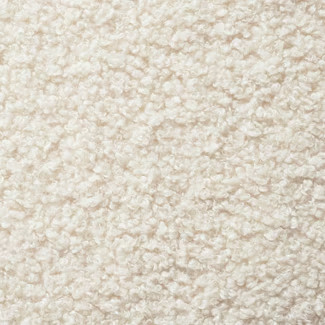 Elroy Sherpa Round Ottoman with Wood Legs Cream - Threshold™ designed with Studio McGee | Target