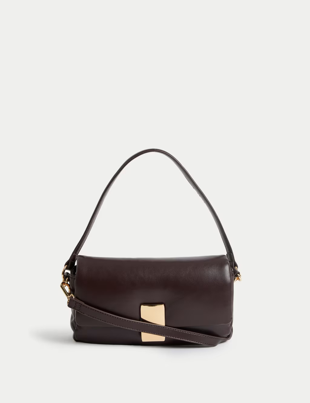 Faux Leather Puffy Baguette Bag | Marks & Spencer (UK)