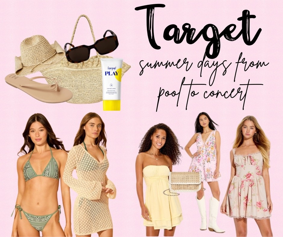 Target summer/spring looks from pool ready to concert readyy

#LTKTravel #LTKSwim #LTKootd