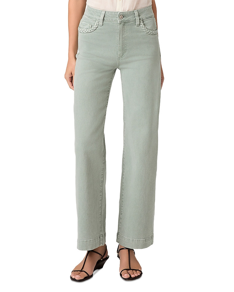 Paige Anessa High Rise Wide Leg Jeans in Vintage Seaglass | Bloomingdale's (US)