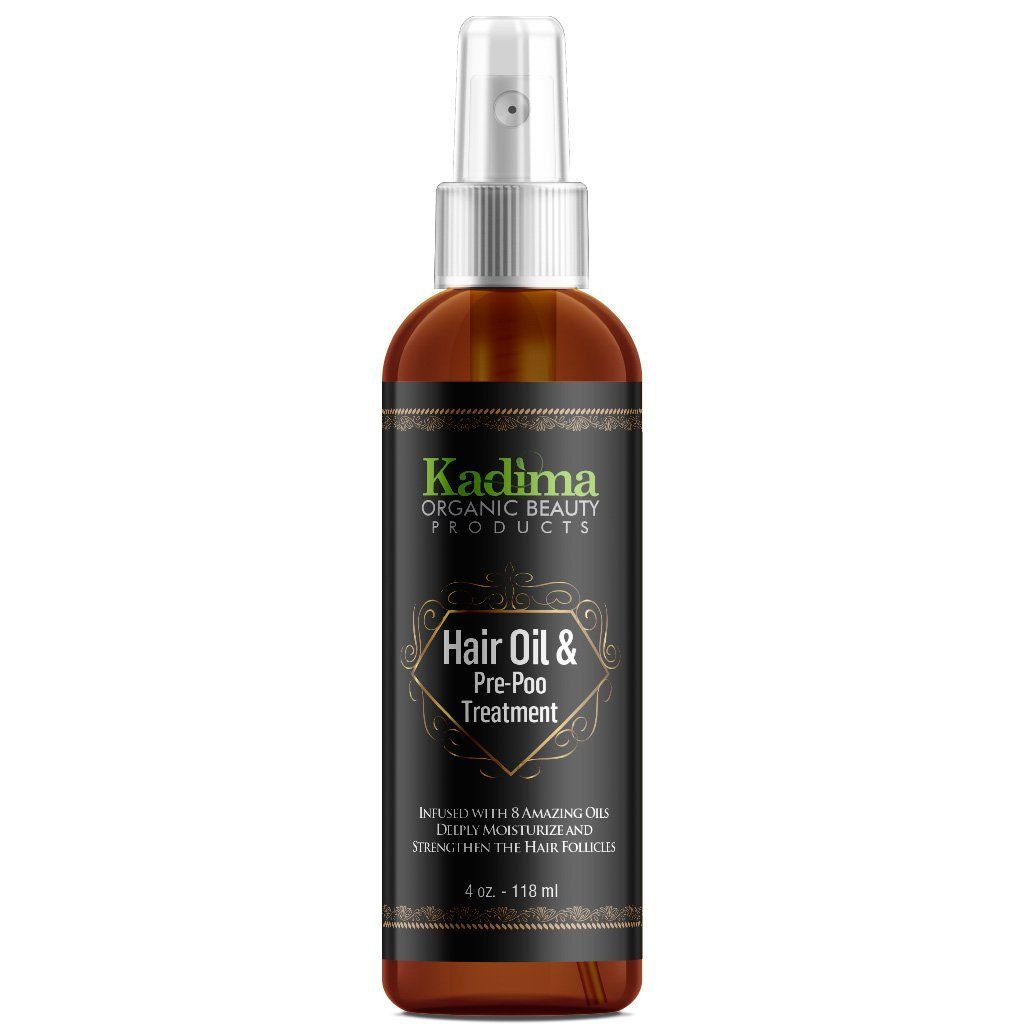 Kadima Hair Oil and Pre Poo Treatment Infused with 8 Amazing Oils. Deeply moisturize damage and b... | Amazon (US)