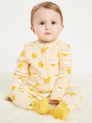 2-Way-Zip Sleep & Play Footed One-Piece for Baby | Old Navy (US)