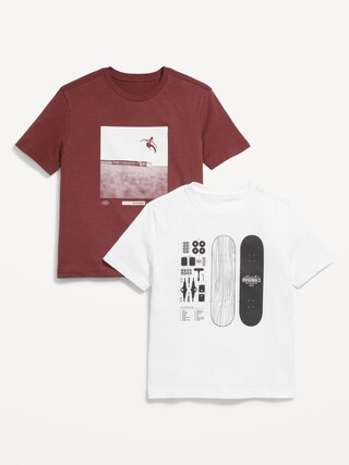 Short-Sleeve Graphic T-Shirt 2-Pack for Boys | Old Navy | Old Navy (US)