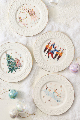 New York City Ballet Stoneware Dessert Plate | Anthropologie (US)