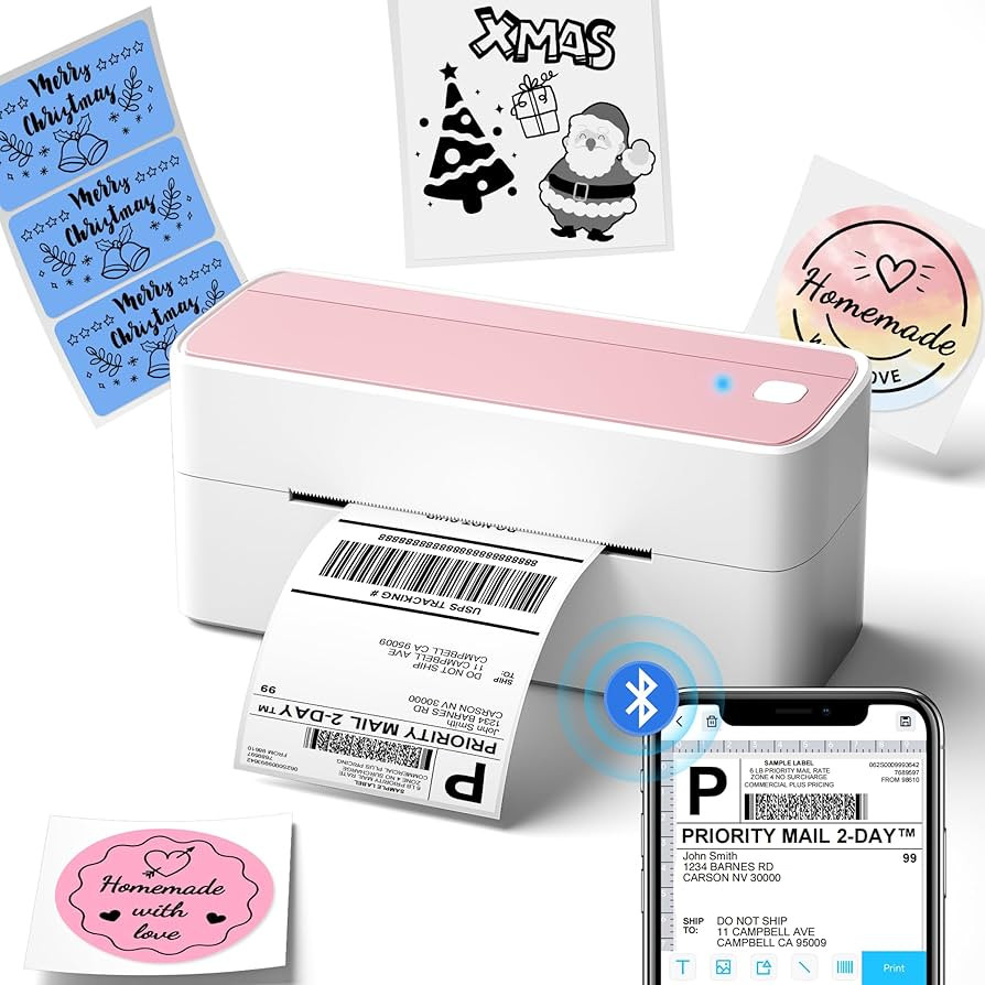 Phomemo Impresora térmica de etiquetas Bluetooth, 241BT 4X6, impresora de etiquetas de envío in... | Amazon (US)