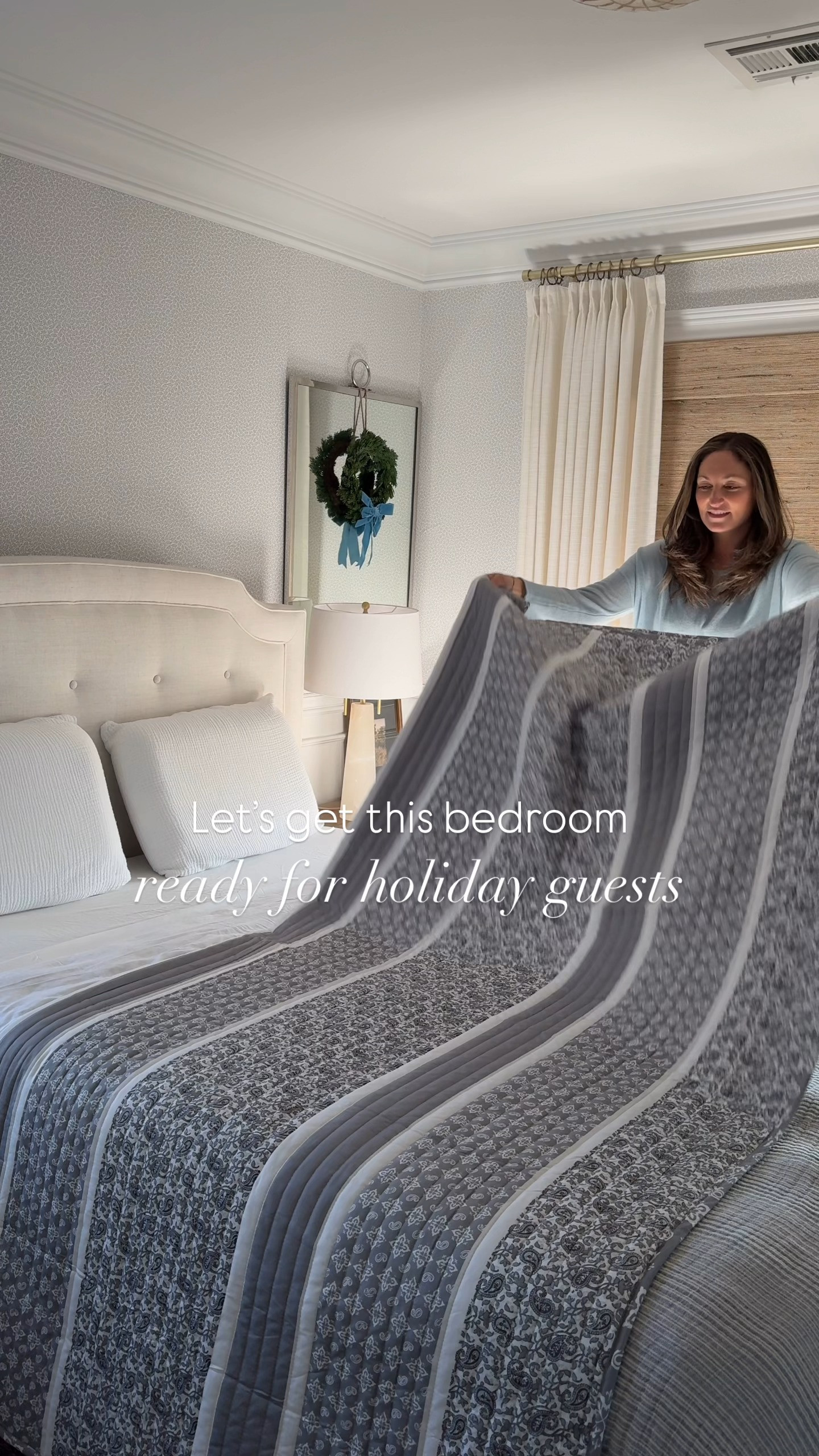 When it comes to creating a cozy bedroom, it’s all about layers – and I found some gorgeous seasonal accents and bedding for our guest bedroom from @Bedbathandbeyond #ad

The prettiest lightweight quilt, fleece blanket (that comes in so many colors!), and beaded holiday pillows really elevate the space and are so easy to work into any room! I’m linking everything that I used along with other cozy accents that caught my eye!

#bedbathandbeyond #holidaybedroom #holidaydecorations #bedroominspo 
 

 #LTKHoliday #LTKmorningroutine #LTKHome