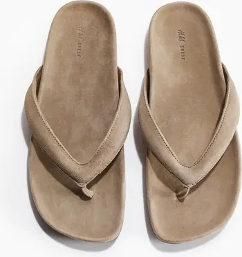 H&M Leather Flip-flops | Nordstrom | Nordstrom